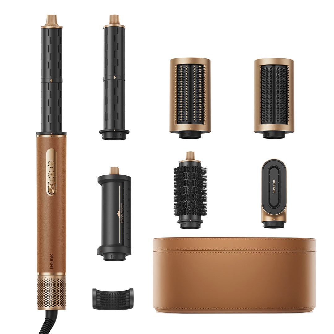Dreame Airstyle Pro Gold Hair Dryer and Curler