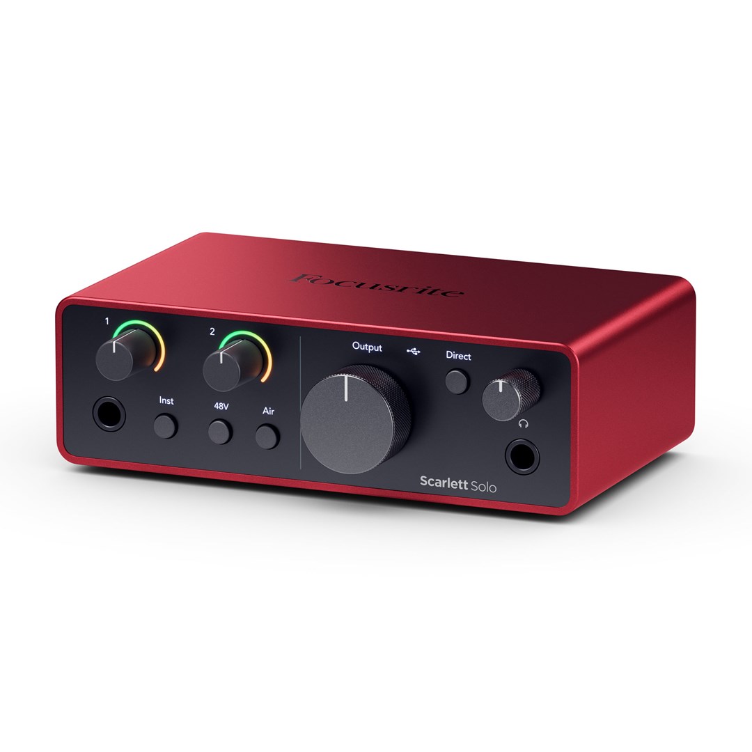 Focusrite Scarlett Solo 4th Gen - 2-channel audio interface