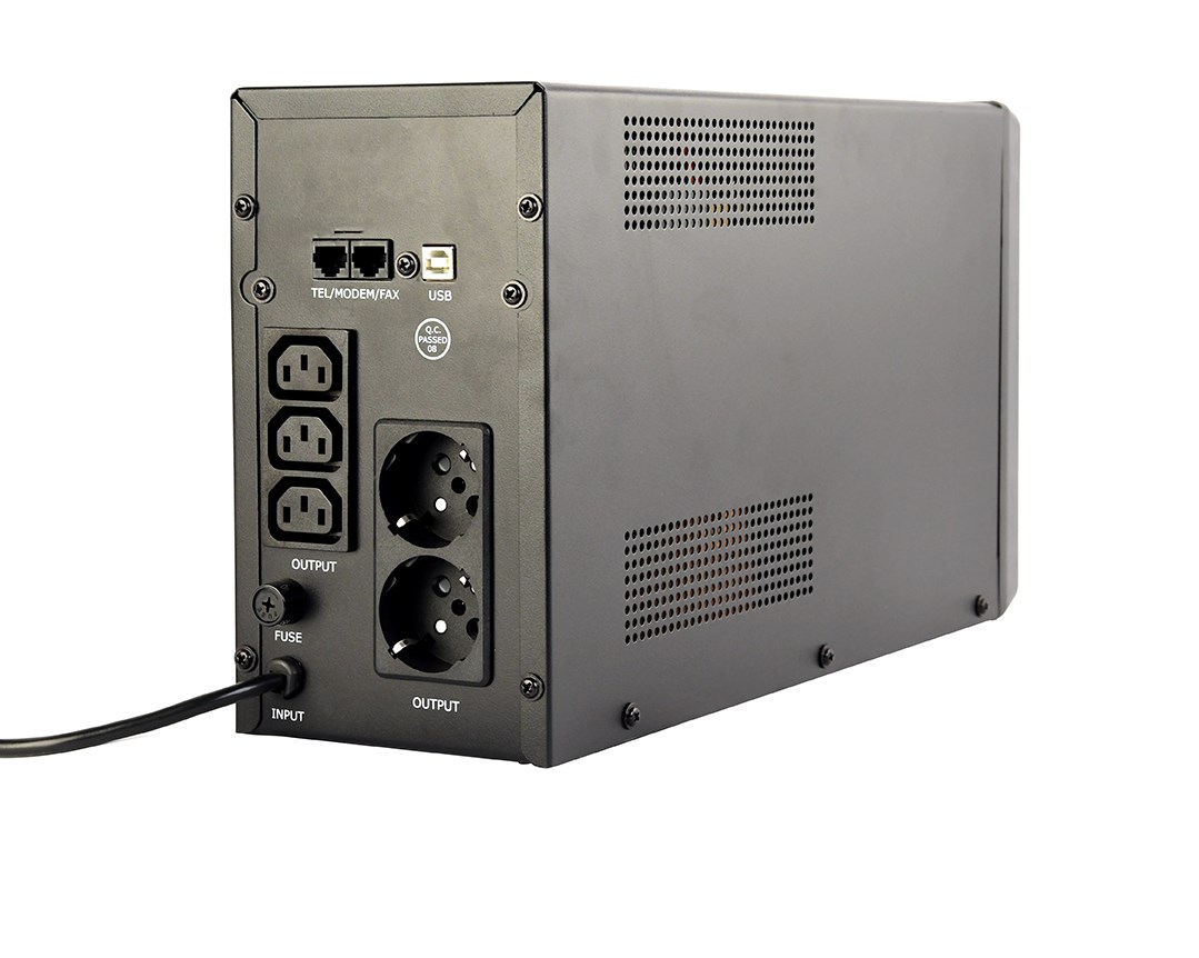Gembird EG-UPS-035 uninterruptible power supply (UPS) Line-Interactive 2 kVA 1200 W 5 AC outlet(s)
