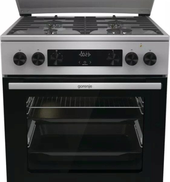 Gorenje GKS6C71XF Freestanding cooker with oven Silver