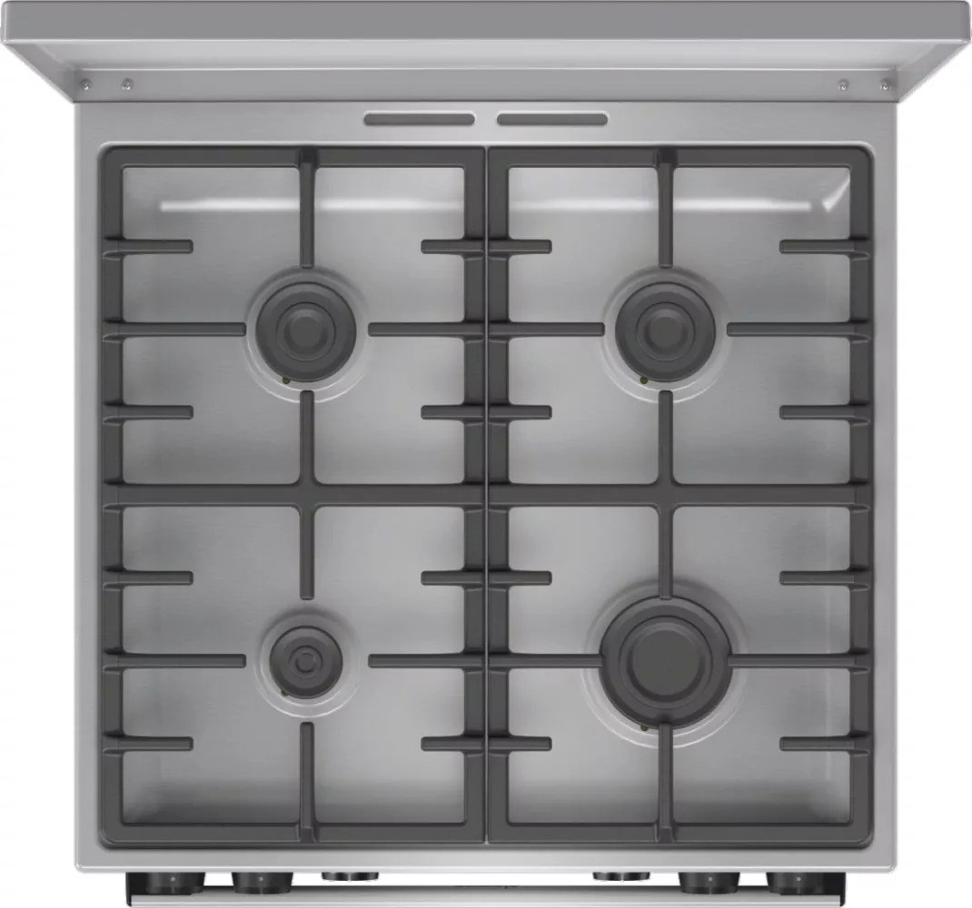 Gorenje GKS6C71XF Freestanding cooker with oven Silver