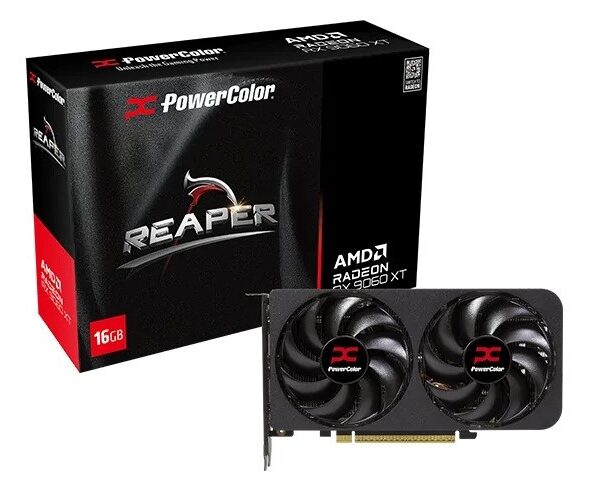 Graphics card. PowerColor RX9060XT 16G-A