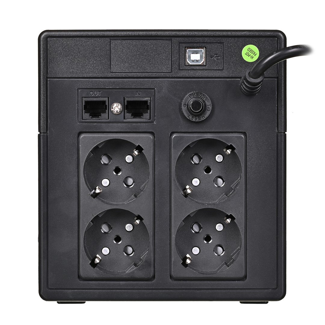 Green Cell UPSLP700 uninterruptible power supply (UPS) Line-Interactive 1 kVA 700 W 4 AC outlet(s)