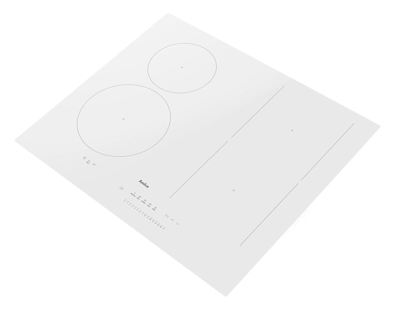 Induction cooktop Amica PIDH6141PHTSUN 3.0 white
