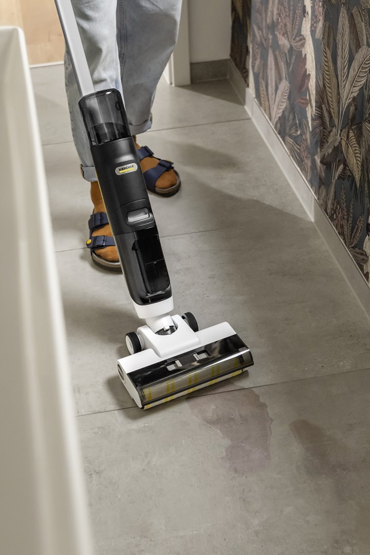 KARCHER FCV 3 Extra+ electric mop with vacuum function - 1.056-126.0 White