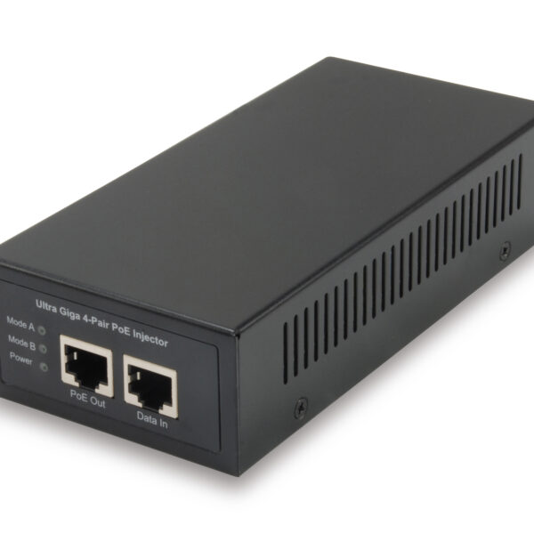 LevelOne Gigabit PoE Injector, 60W, 802.3at/af PoE