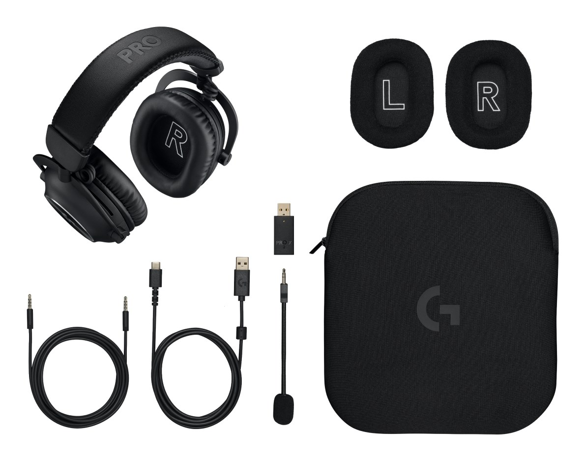 Logitech G 981-001263 headphones/headset Wireless Head-band Gaming Bluetooth Black