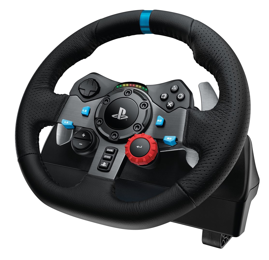 Logitech G G29 Steering wheel + Pedals Playstation 3,PlayStation 4 Analogue USB 2.0 Black