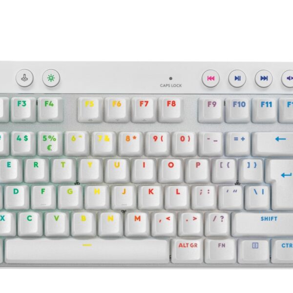 Logitech G PRO X TKL Rapid keyboard Gaming USB QWERTY US International White