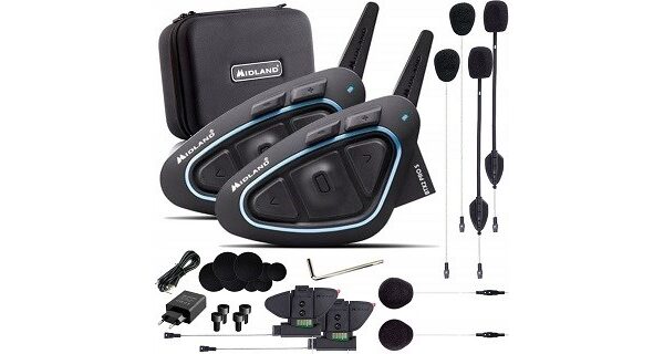 Motorbike Intercom Midland BTX2 PRO S LR-TWIN
