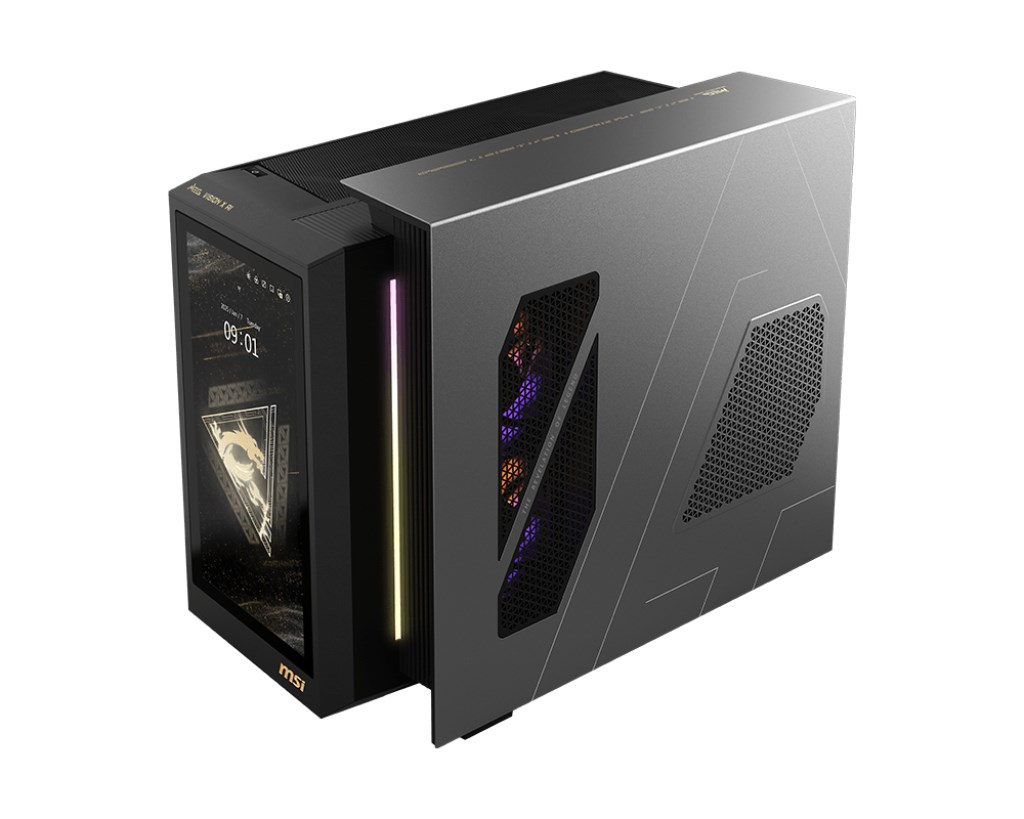 MSI MEG Vision X AI 2NVR7-290EU Intel Core Ultra 7 265K 64 GB DDR5-SDRAM 1 TB SSD NVIDIA GeForce RTX 5070 Ti Windows 11 Home Desktop PC Zwart