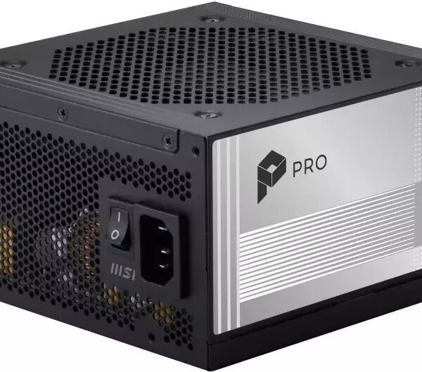 MSI PRO A850PL PCIE5 850W 120mm 80 Plus Platinum aPFC power supply