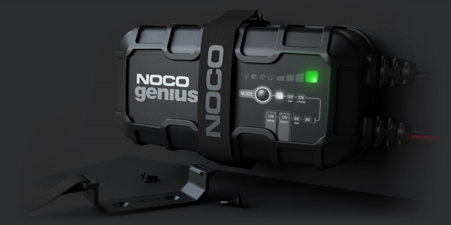NOCO GENIUS10 EU 10A Battery charger for 6V/12V batteries with maintenance and desulphurisation function