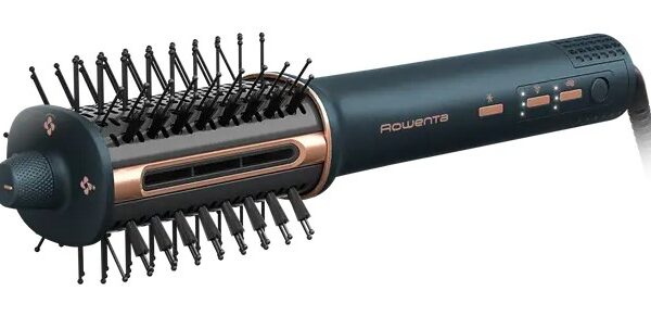 Rowenta Air Brush 3D UB9720E0 hair styling tool Hot air brush Airflow Copper, Dark Blue