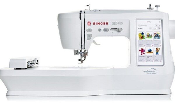 SINGER Sewing machine embroidery machine SE 9185 WiFi Electric current White