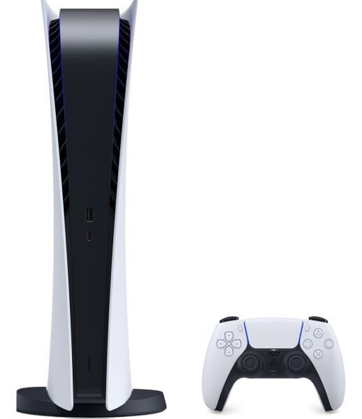 Sony PlayStation 5 Digital E-Chassis Console Wit, Zwart