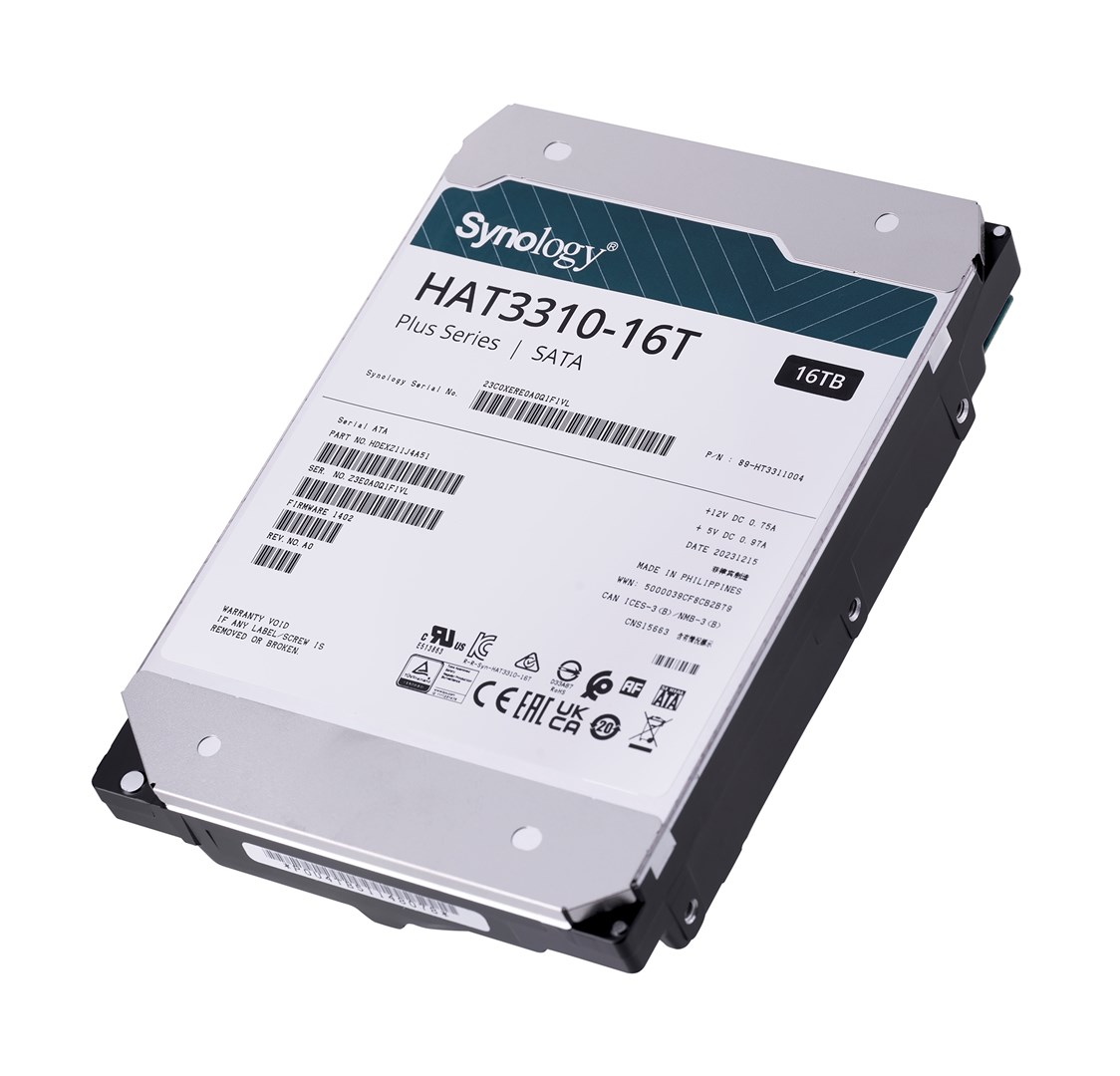 Synology HAT3310-16T internal hard drive 3.5" 16 TB Serial ATA