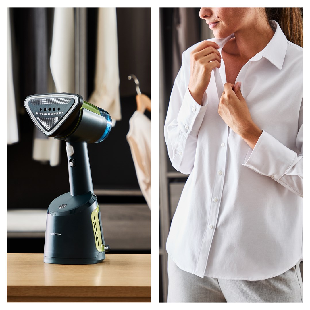 Tefal AeroSteam DT9810 Handheld garment steamer 0.1 L 1400 W Black, Gold