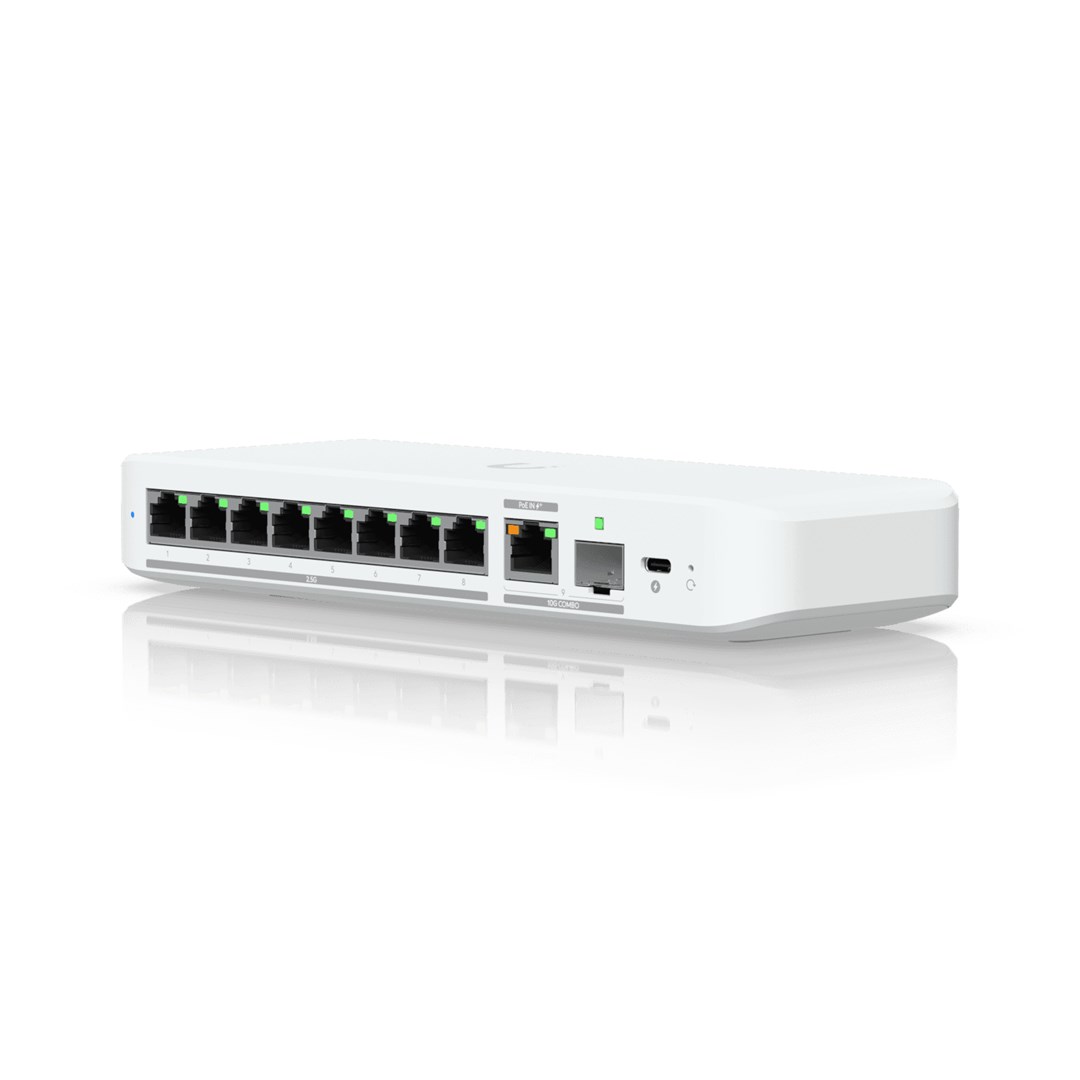 Ubiquiti UniFi Flex 2.5G Managed L2 2.5G Ethernet (100/1000/2500) Desktop/Wall-Mounting White