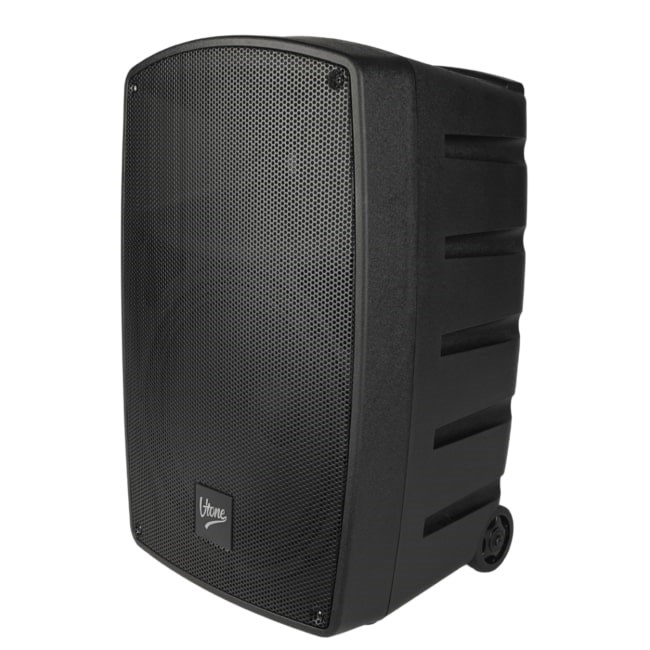 V-TONE BQ12 GO MP3 - active 8" battery-powered speaker with wireless microphone and remote control, black