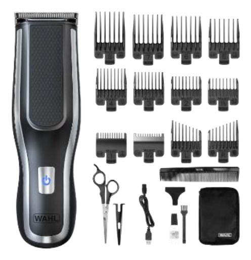 Wahl Self-Clip 360 Black, Silver Lithium-Ion (Li-Ion)