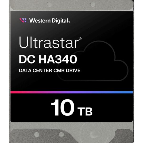 Western Digital Ultrastar DC HA340 internal hard drive 10 TB 7200 RPM 512 MB 3.5" Serial ATA