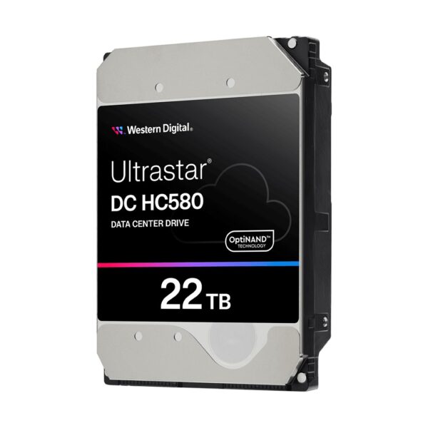 Western Digital Ultrastar DC HC580 internal hard drive 22 TB 7200 RPM 512 MB 3.5" SAS