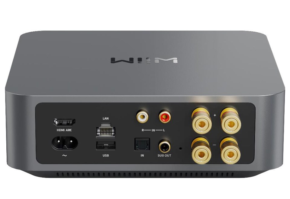 WiiM Amp Pro Dark Grey - Stereo Streaming Amplifier