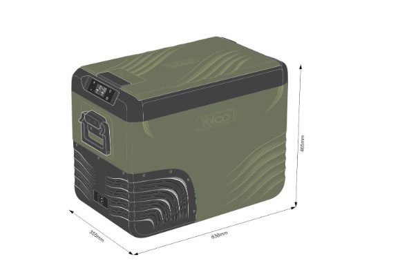 Yolco KX40 GREEN portable compressor refrigerator