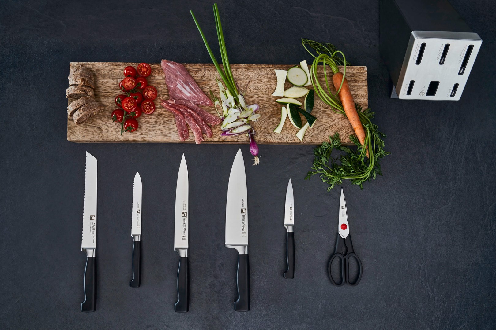 ZWILLING FOUR STAR 35148-507-0 kitchen knife/cutlery block set 7 pc(s) Grey