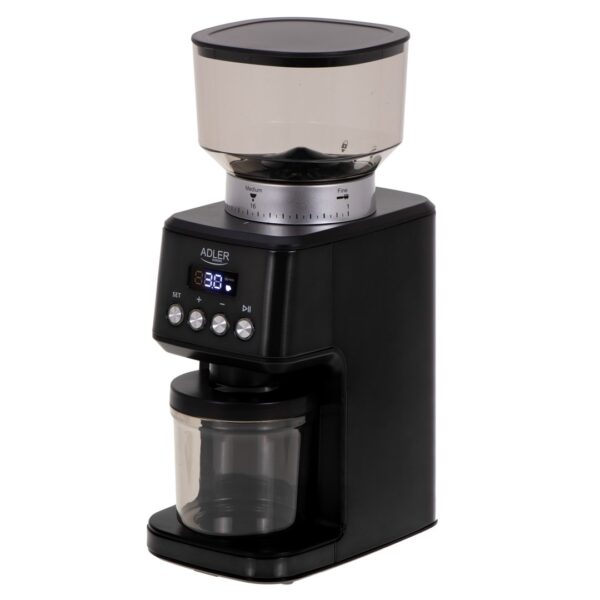 Adler AD 4300 Koffiemolen met maalschijven zwart
