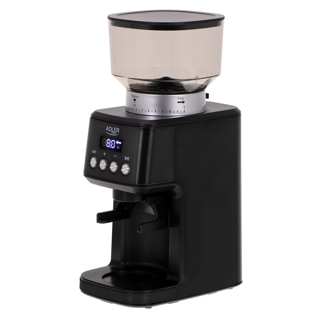 Adler AD 4300 Koffiemolen met maalschijven zwart