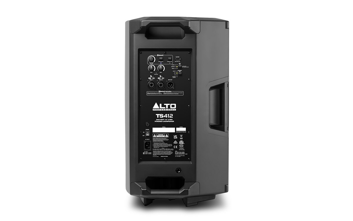 Alto TS 412 - 2500 watt, 12 inch, 2-weg actieve luidspreker met Bluetooth®, DSP en bediening via app
