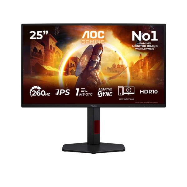 AOC G4 25G4ZR computer monitor 62,2 cm (24.5") 1920 x 1080 Pixels LCD Zwart, Rood