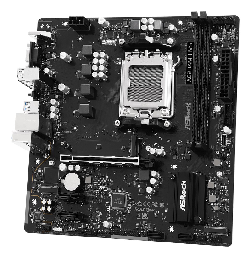 Asrock A620AM-HVS AMD A620A Socket AM5 micro ATX