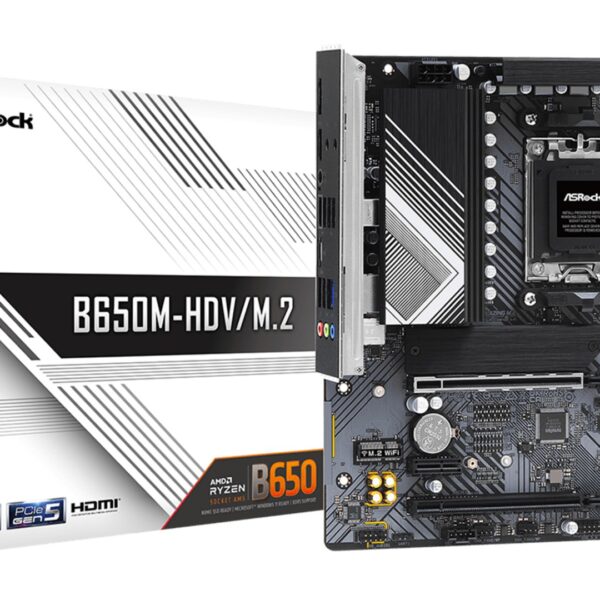 Asrock B650M-HDV/M.2 AMD B650 Socket AM5 micro ATX