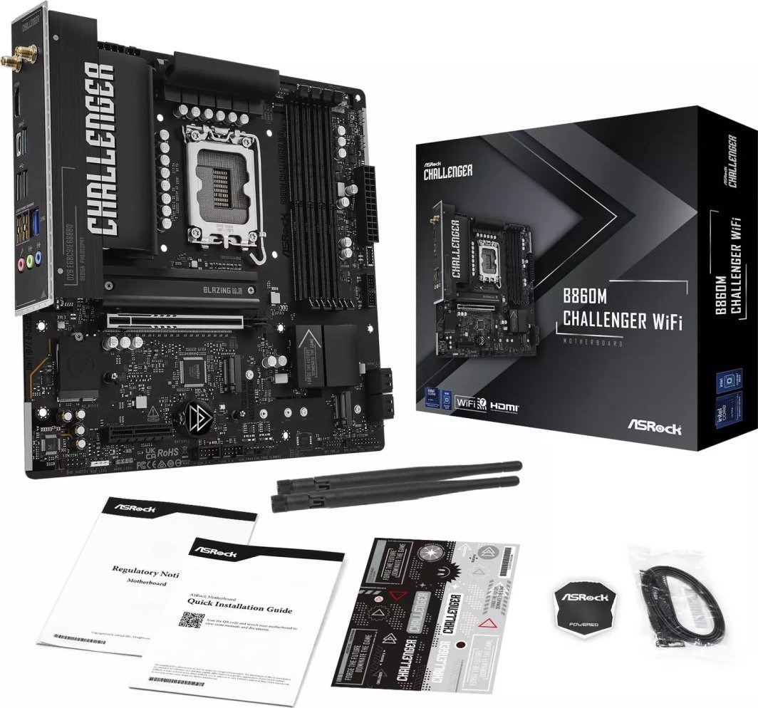 Asrock B860M CHALLENGER WIFI-moederbord