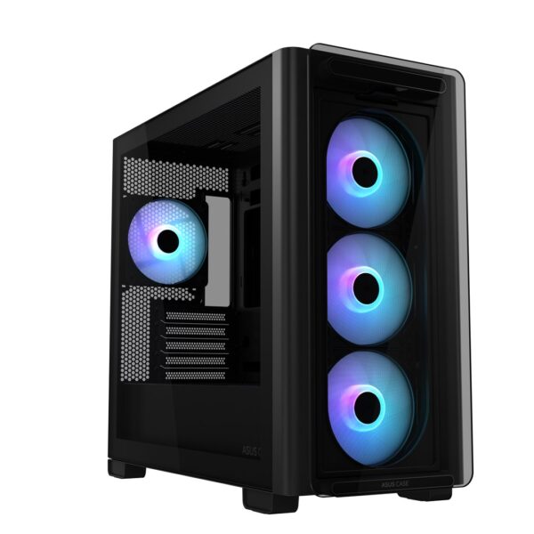 ASUS A23 PLUS ARGB-kast zwart