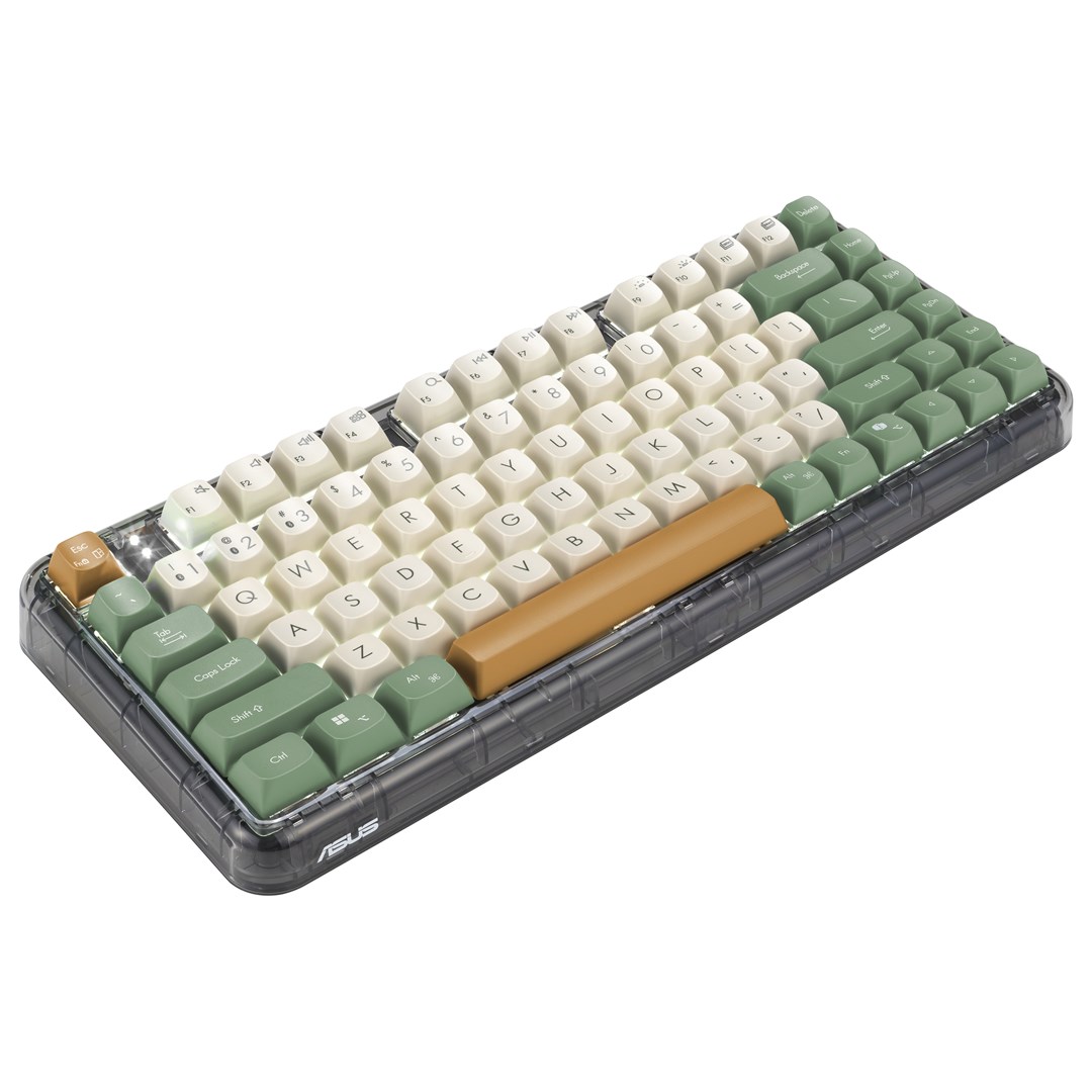 ASUS KD201 Jelly75 Milk White draadloos toetsenbord