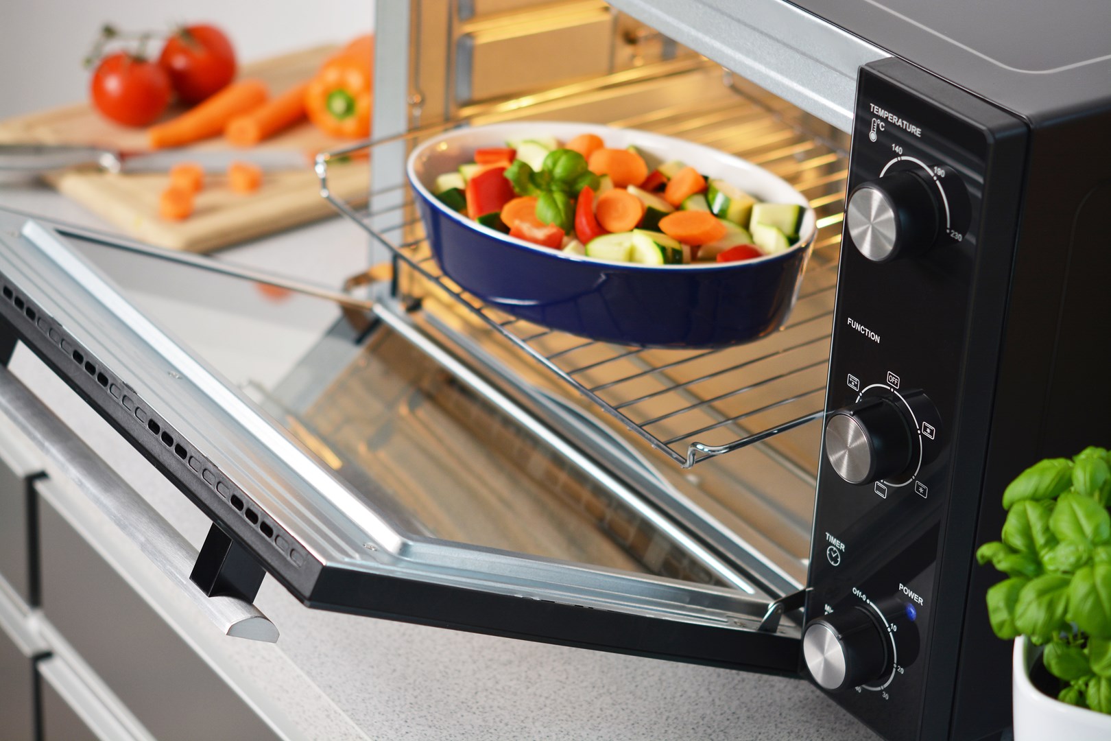 Blaupunkt EOM601 oven Zwart, Roestvrijstaal