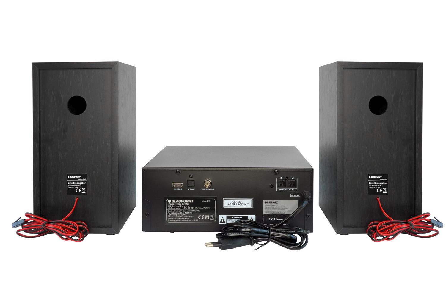 Blaupunkt MS30.2BT Bluetooth-microfoon zwart
