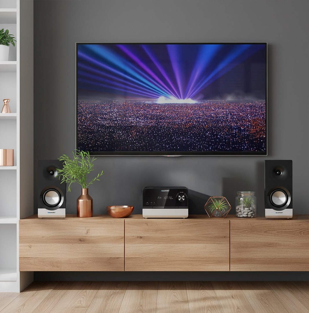 Blaupunkt MS40.2BT Micro-hi-fi systeem zwart
