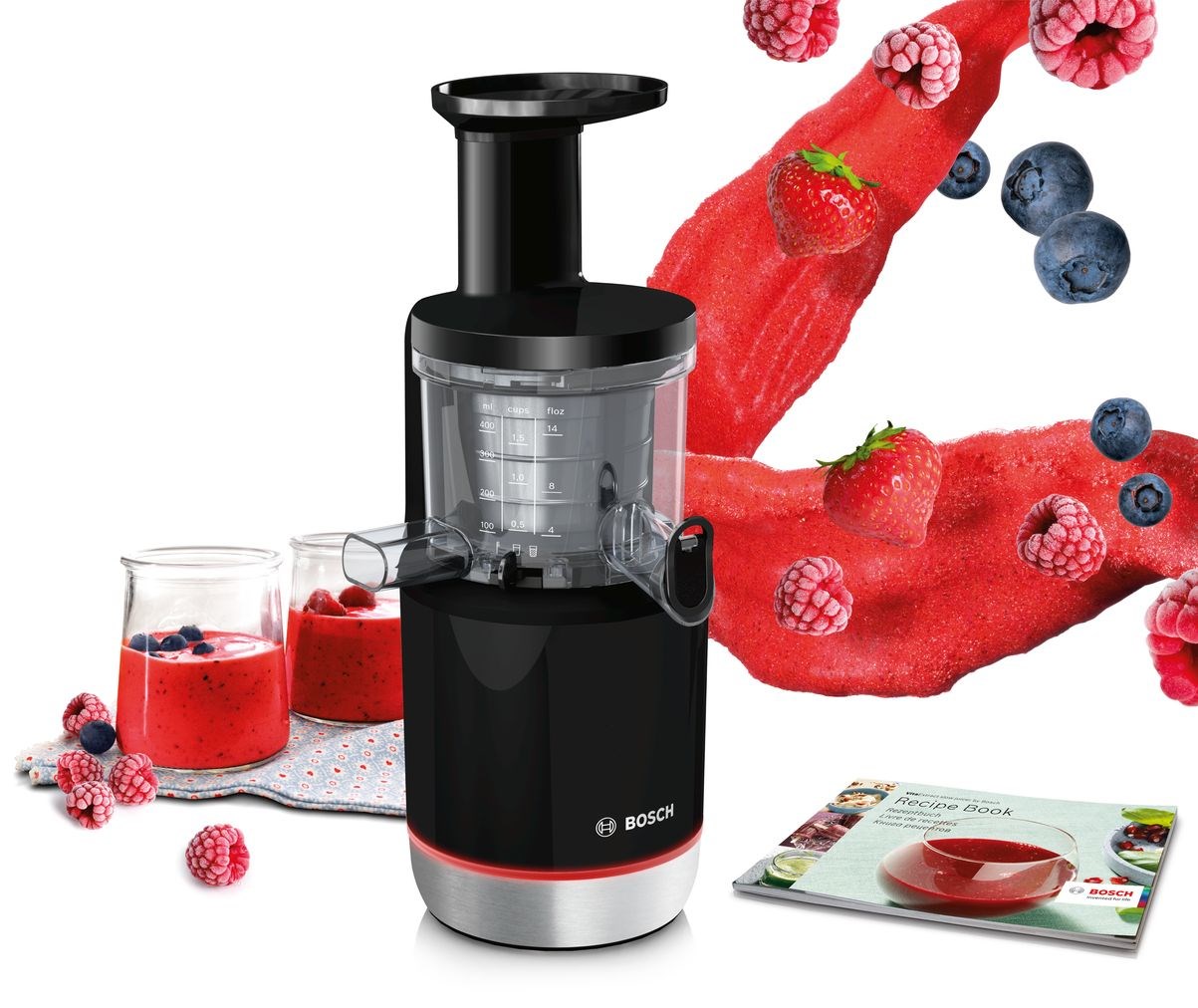 Bosch MESM731M citruspers/sapmaker 150 W Zwart