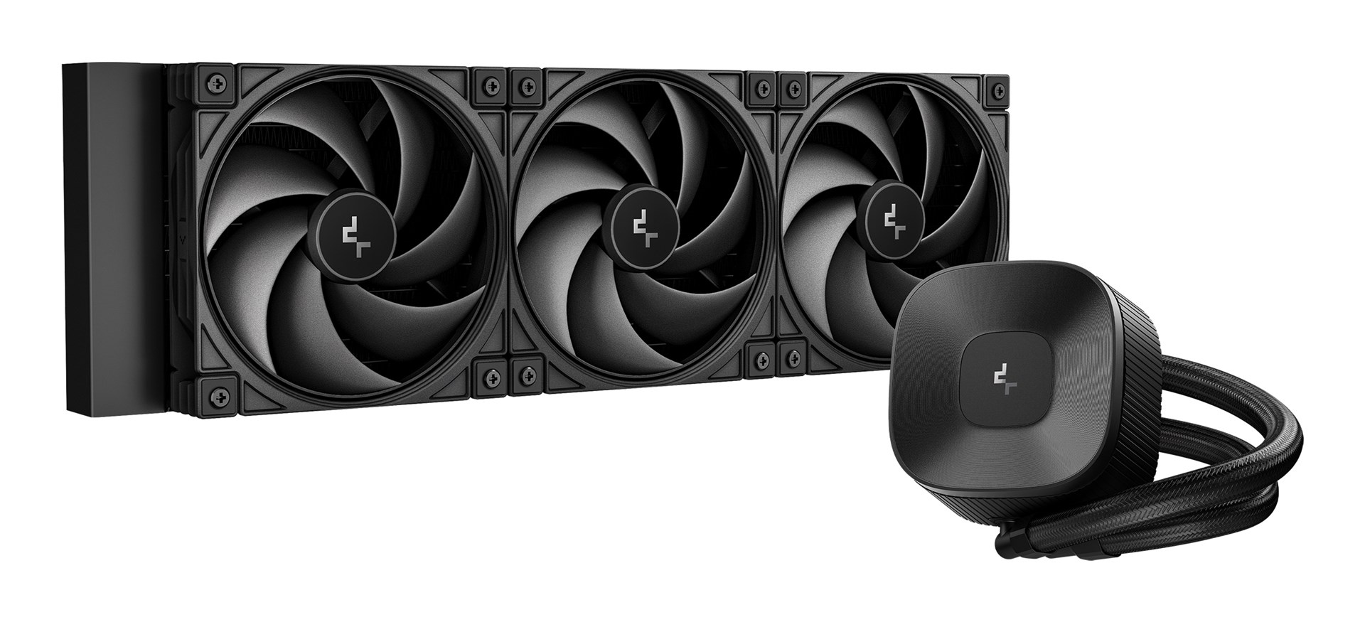 DeepCool LE360 V2 ZERO DARK Processor Kit voor vloeistofkoeling 12 cm Zwart 1 stuk(s)