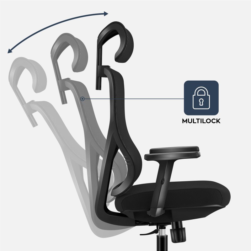 Draaistoel Manager 3.3 Black