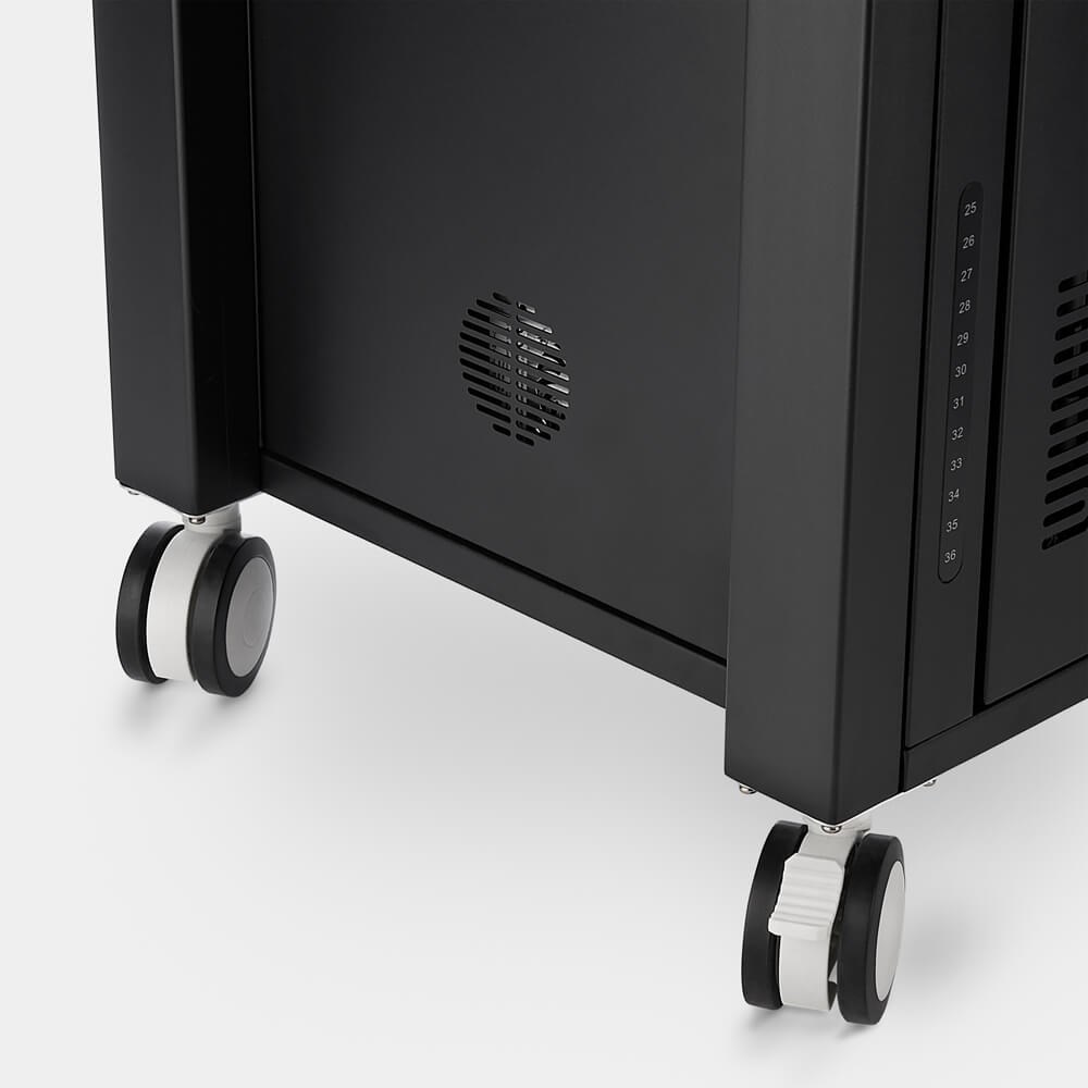 Formcase TransformerCart T36PD Perf. Plus Wagentje voor draagbaar apparaatbeheer Zwart