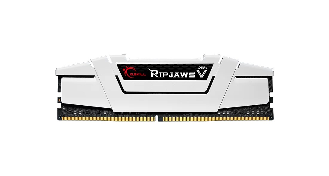 G.SKILL RIPJAWSV DDR4 2X16GB 3200MHZ CL16 XMP2 WHITE
