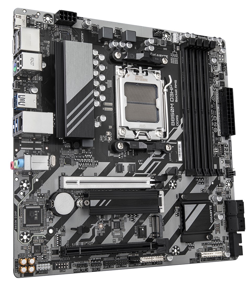 GIGABYTE B850M D3HP moederbord AMD B850 Socket AM5 micro ATX