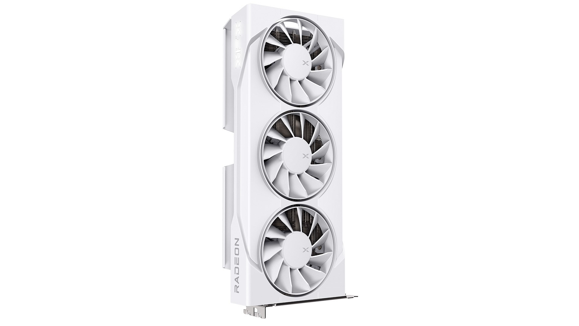 Grafische kaart. XFX SWIFT RX 9060XT OC Wit 3-FAN 16GB