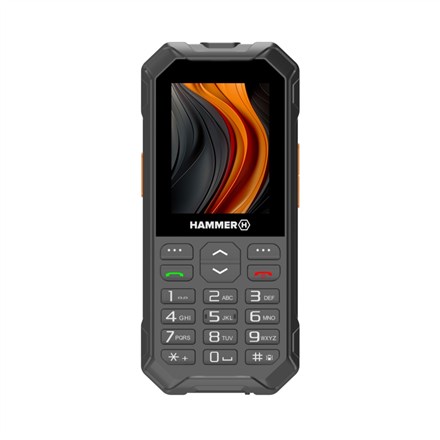 HAMMER 6 LTE 6,1 cm (2.4") Zwart, Oranje Robuuste telefoon